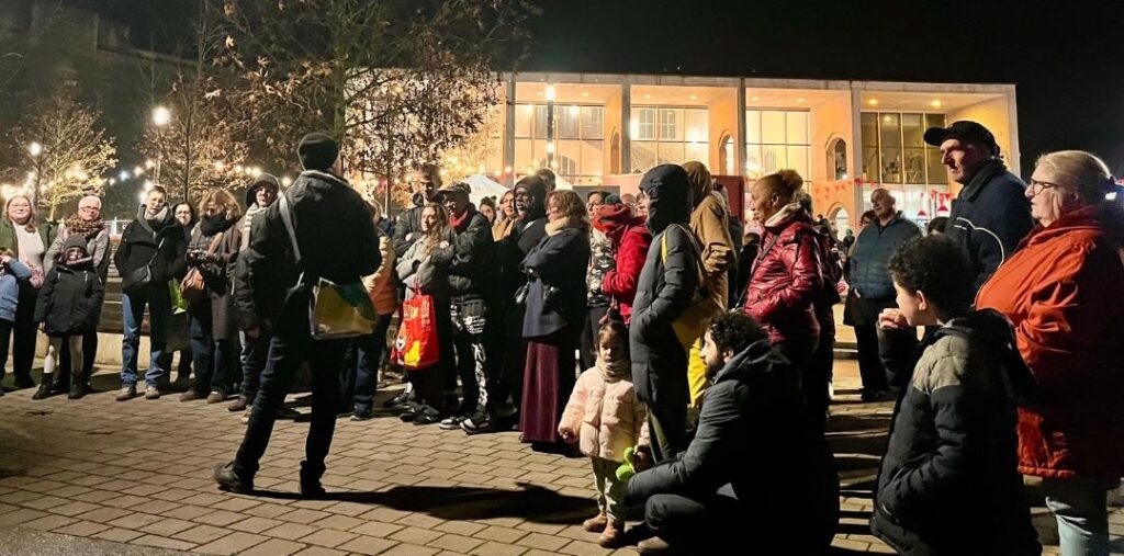 Visite sensible de Thierry Combe (Pocket Théâtre) à Villerupt